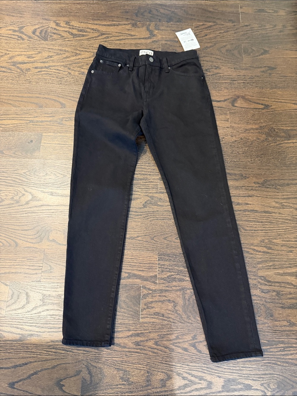 Etica Black Slim Straight Men’s Jeans